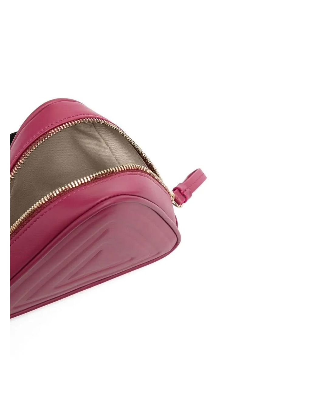 Iceberg Pink Leather Triangle Belt Bag