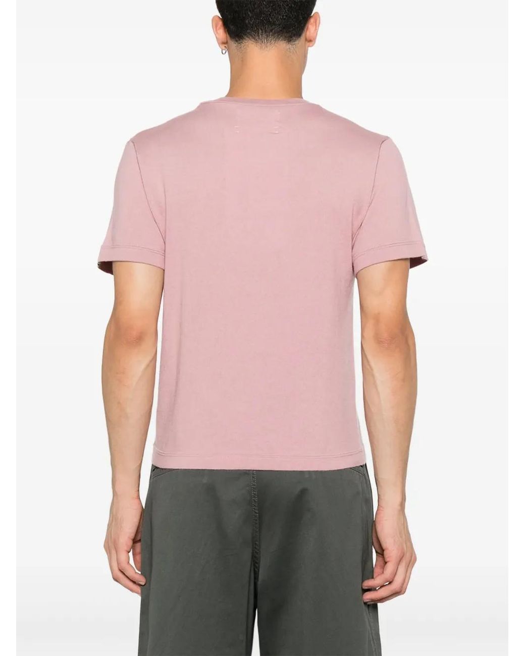 Extreme Cashmere Pink Short-Sleeve Crew-Neck T-Shirt