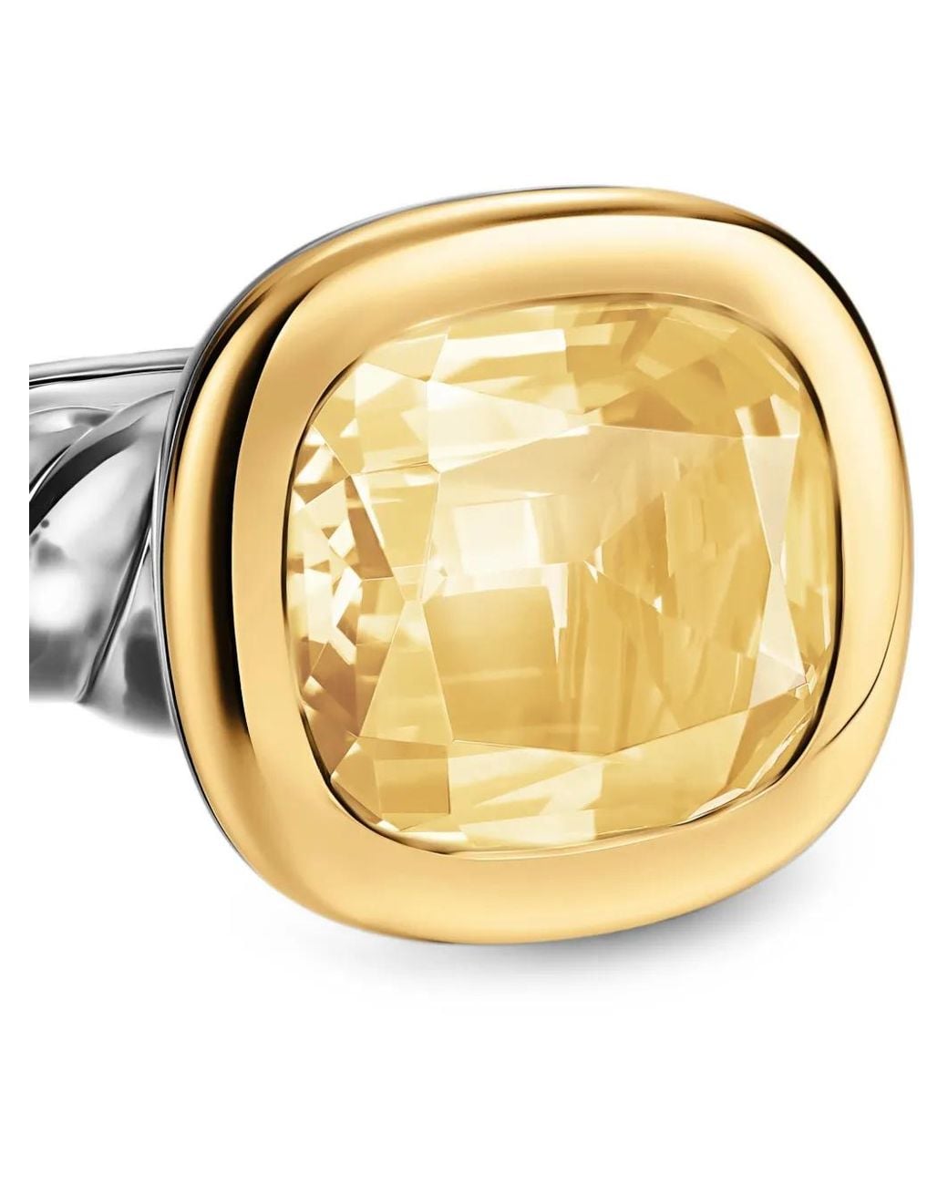 David Yurman Metallic Mercer Citrine Ring