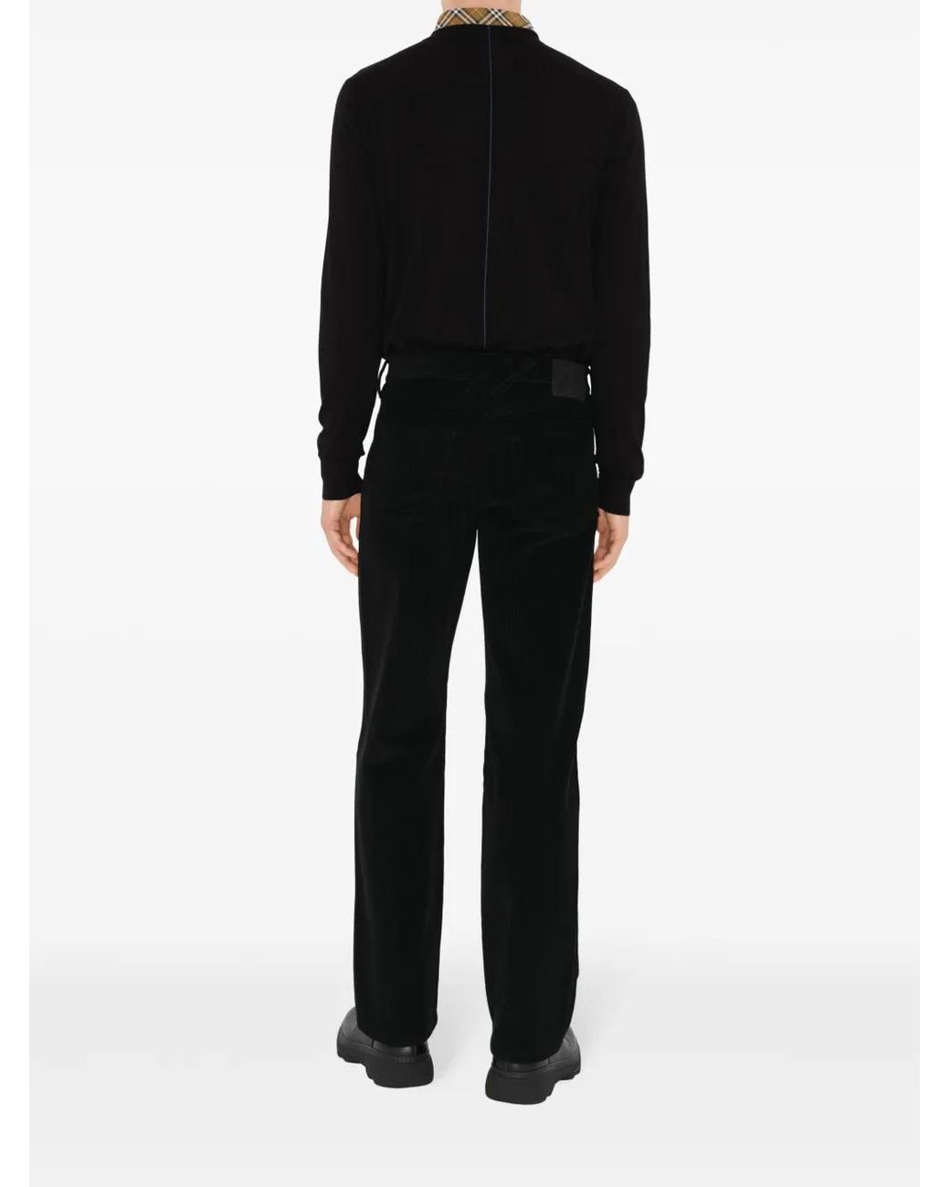 Burberry Black Wool Sweater for men