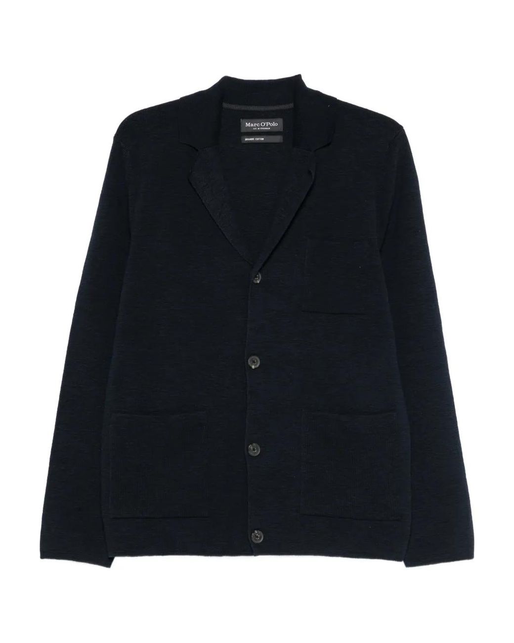 Marc O' Polo Black Button Pocket Cardigan for men