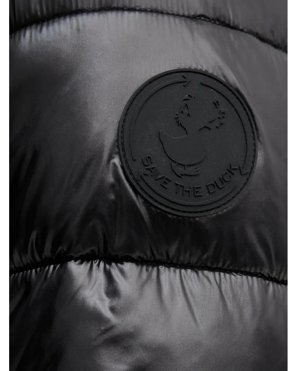 Save The Duck Gesteppte Campbell Kapuzenjacke in Black für Herren
