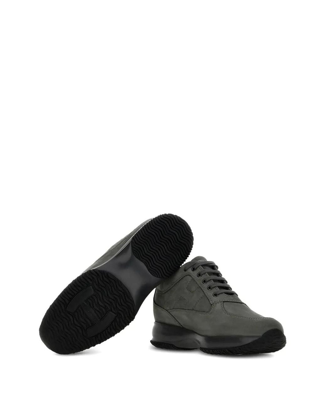 Hogan Schoenen ,Grijs ,Interactive Sneakers in het Black voor heren