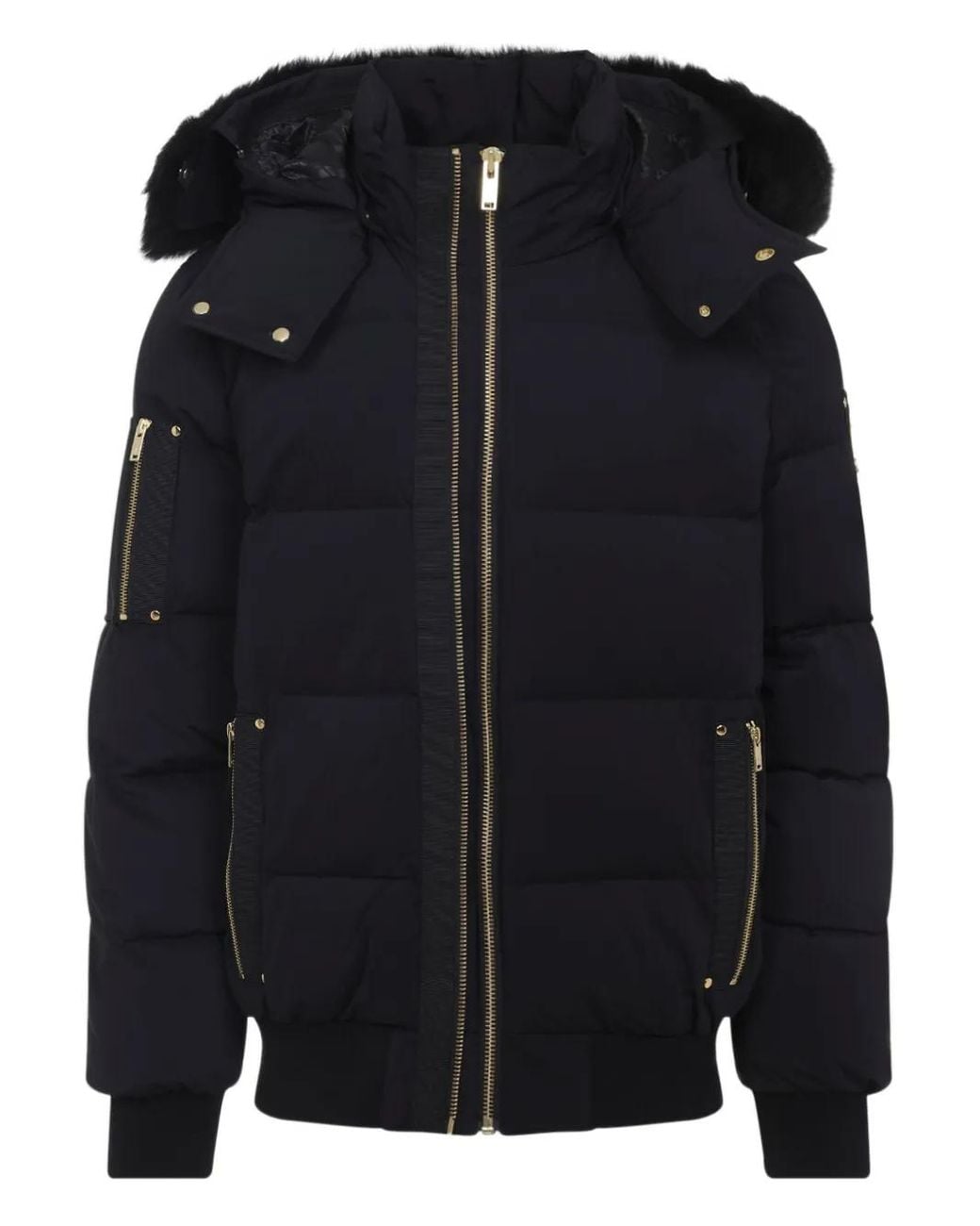 Moose Knuckles Black Stagg Padded Coat for men