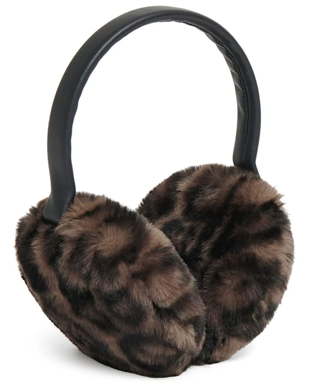 Apparis Black Esme Leopard Earmuffs