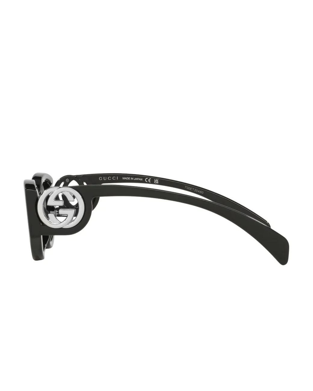 Gucci Gray Cat Eye Sunglasses