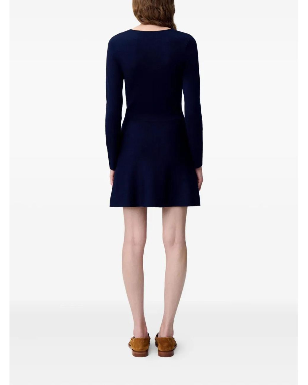 Claudie Pierlot Flared Midi-Jurk in het Blue