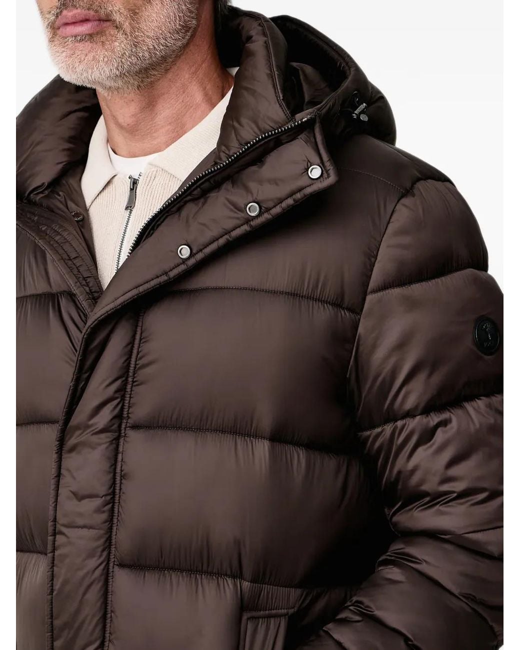 Joop! Black Padded Hooded Coat for men