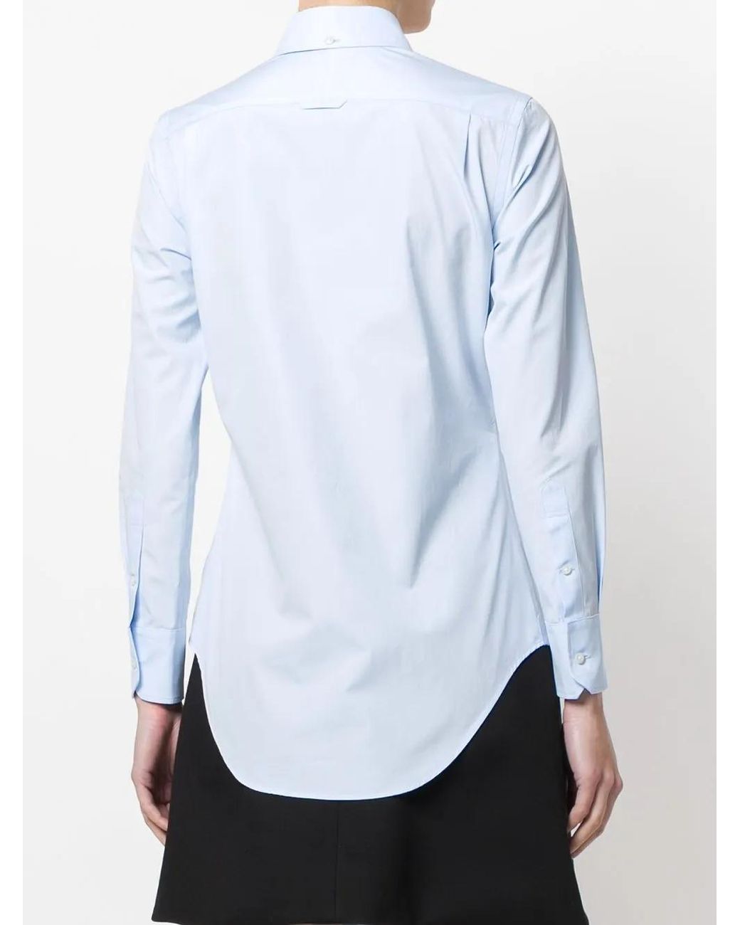 Thom Browne Button-Down Blouse in het Blue
