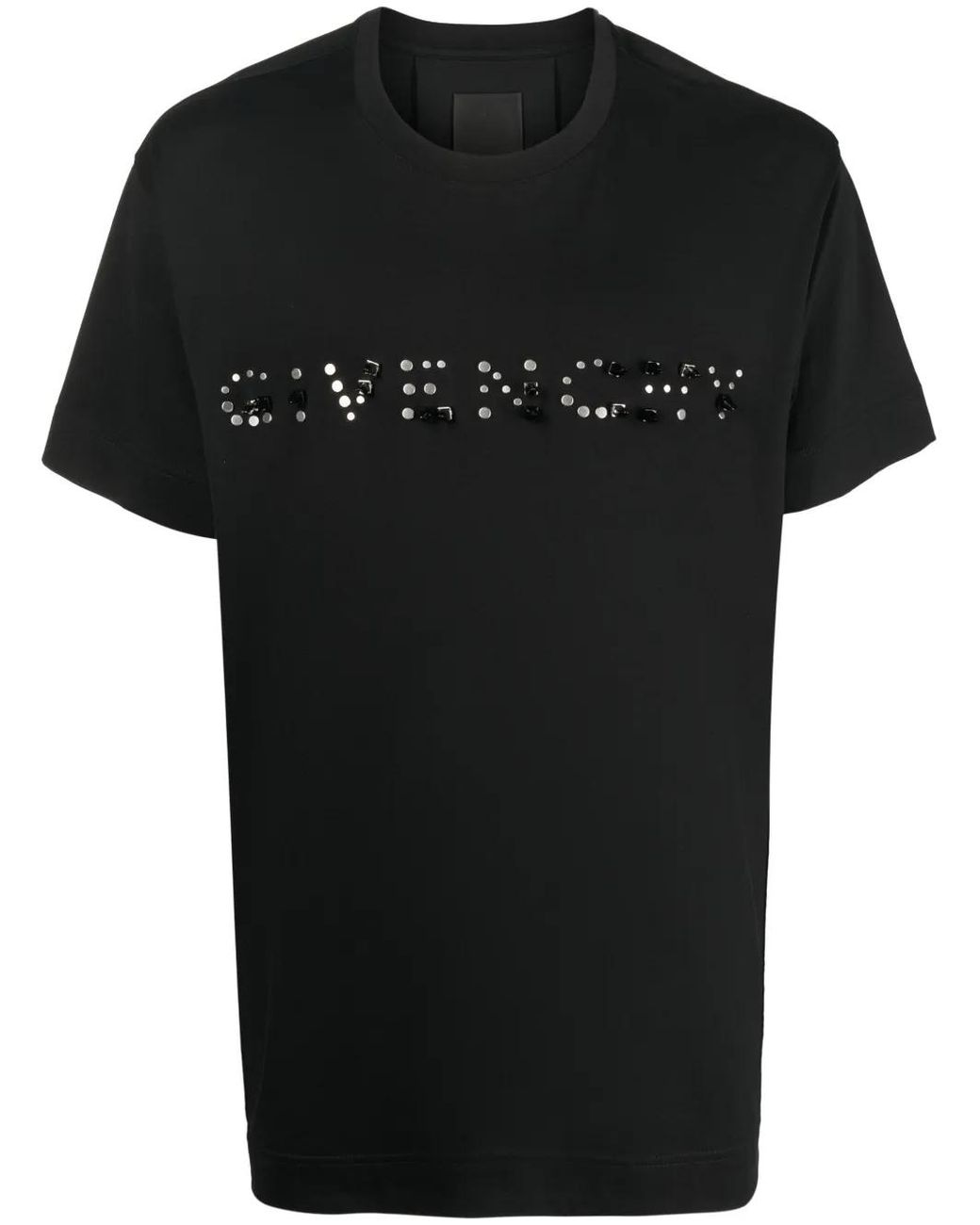 Givenchy Black Tshirt Con Logo for men