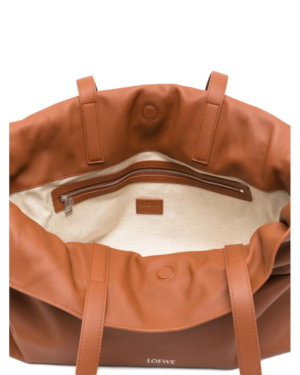 Loewe Brown Flamenco Drawstring Shoulder Bag