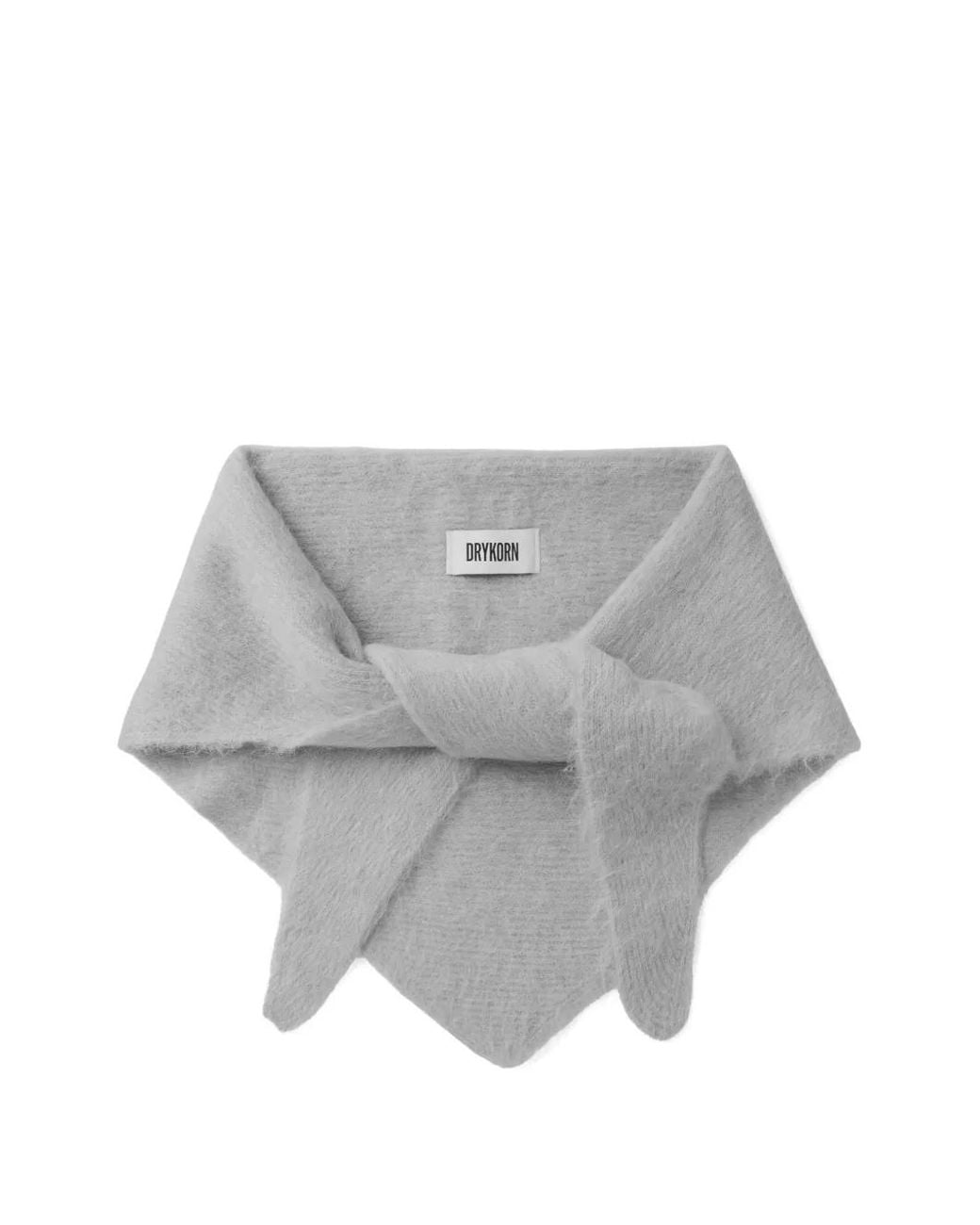 Drykorn Gray Tonky Brushed Triangular Scarf