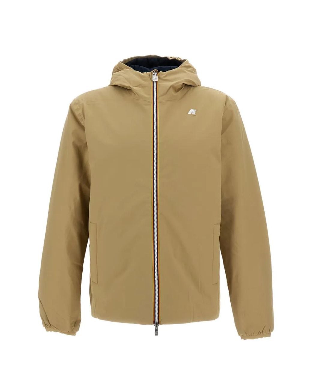 Giacca Jack Con Cappuccio E Zip di K-Way in Natural da Uomo