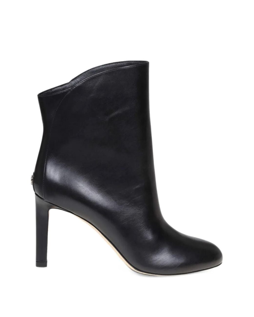 Jimmy Choo Black Karter Heeled Ankle Boots
