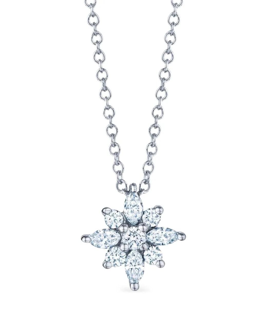Kwiat White Embellished Star Necklace