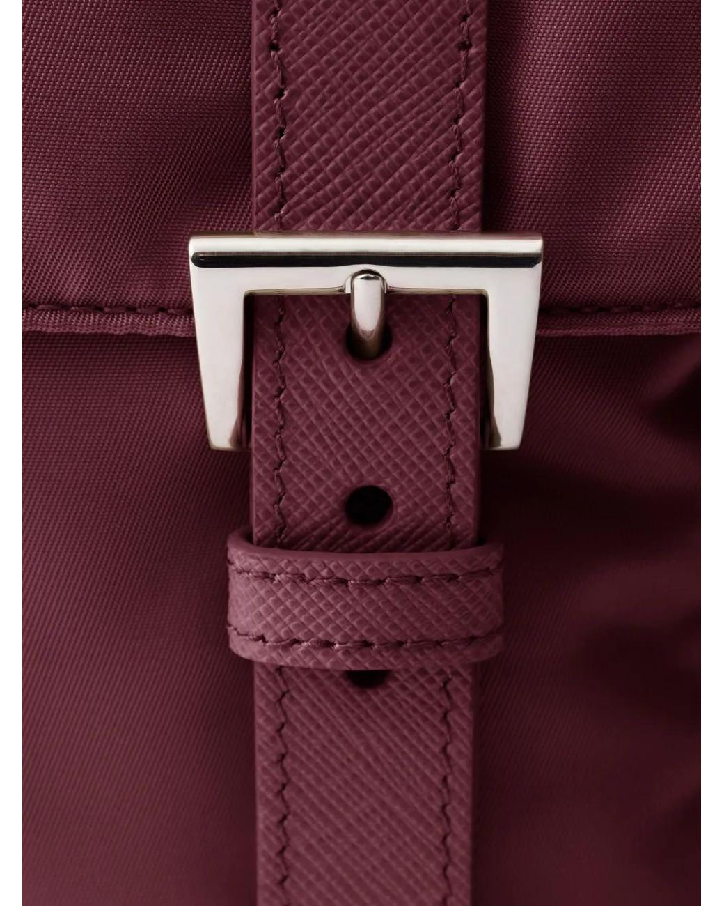 Prada Purple Sac Porté Épaule Re-Nylon