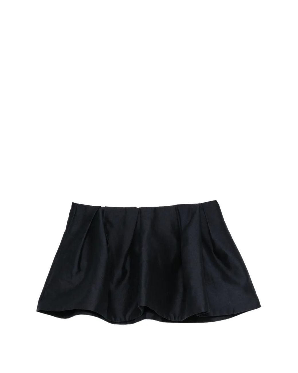 ShuShu/Tong Black Pleated Mini Skirt