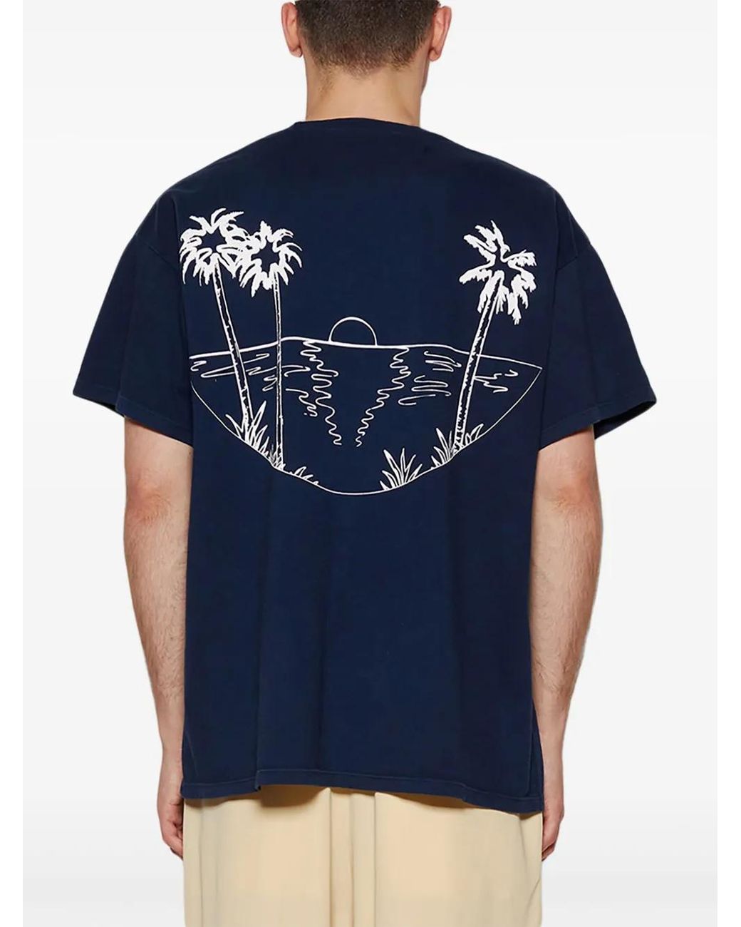 Camiseta ID Surf The Elder Statesman de hombre de color Blue