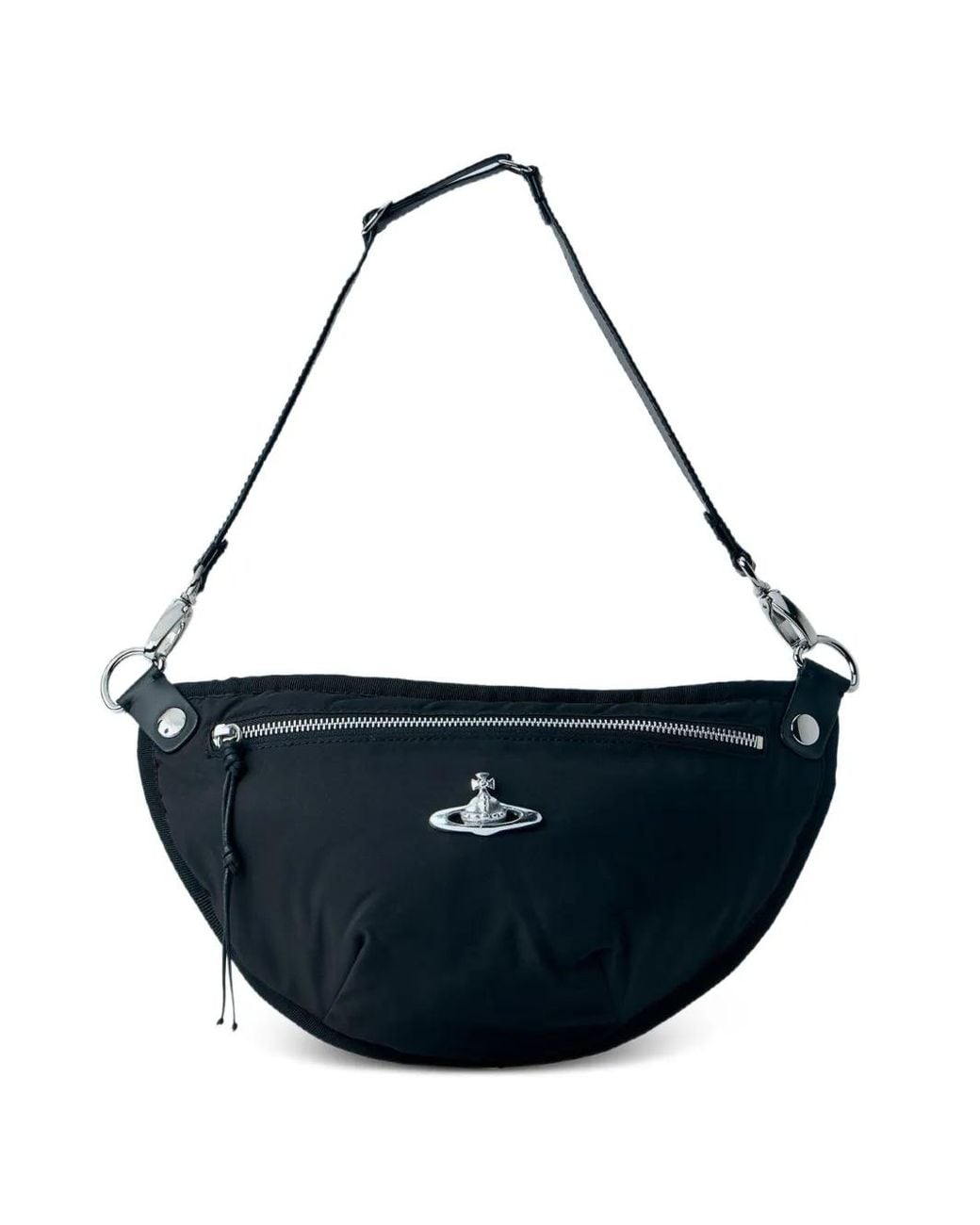 Vivienne Westwood Kuriertasche Mit Orb-Detail Im Metallic-Look in Blue für Herren