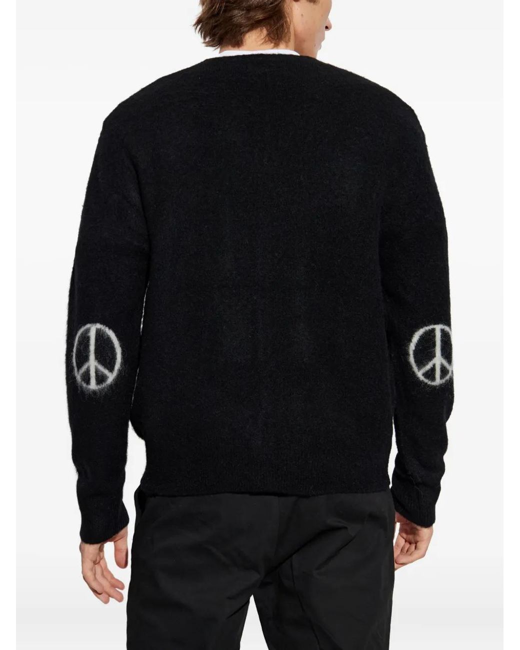 AllSaints Black Cardigan "Reflection" for men