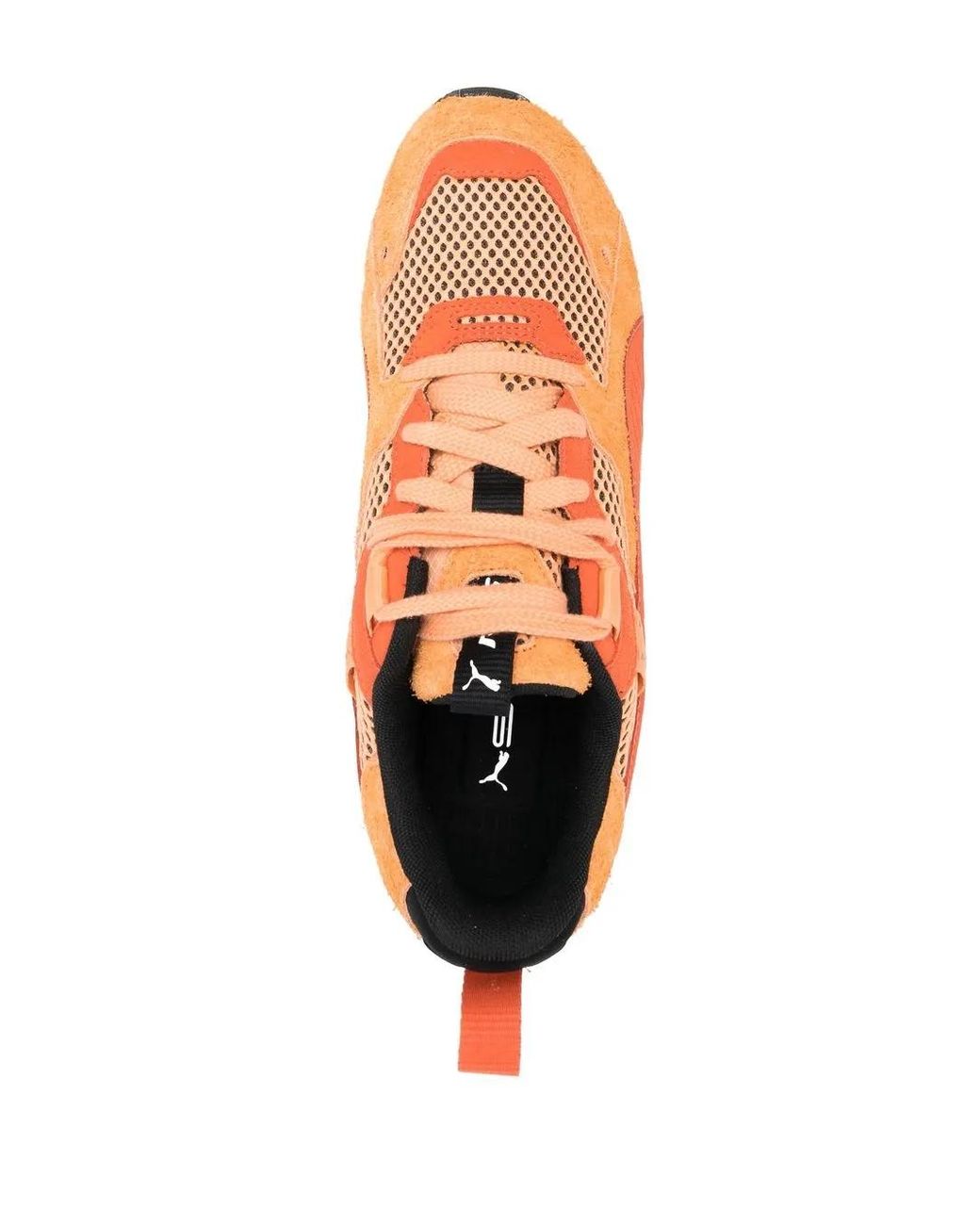 PUMA Orange Horizon Low-Top Sneakers