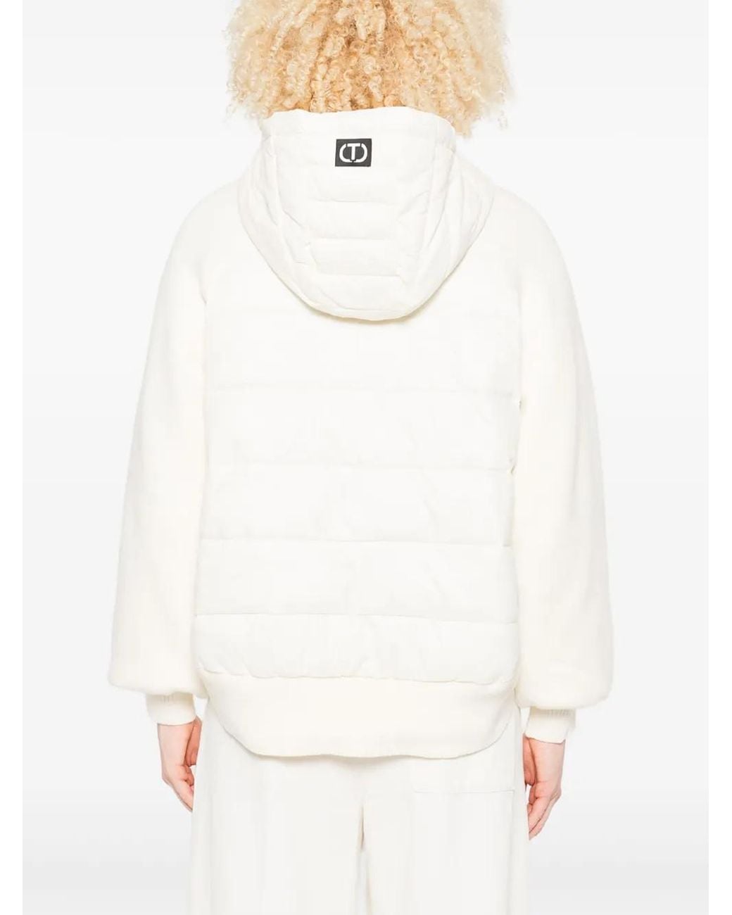 Twinset White Quilted Jacket