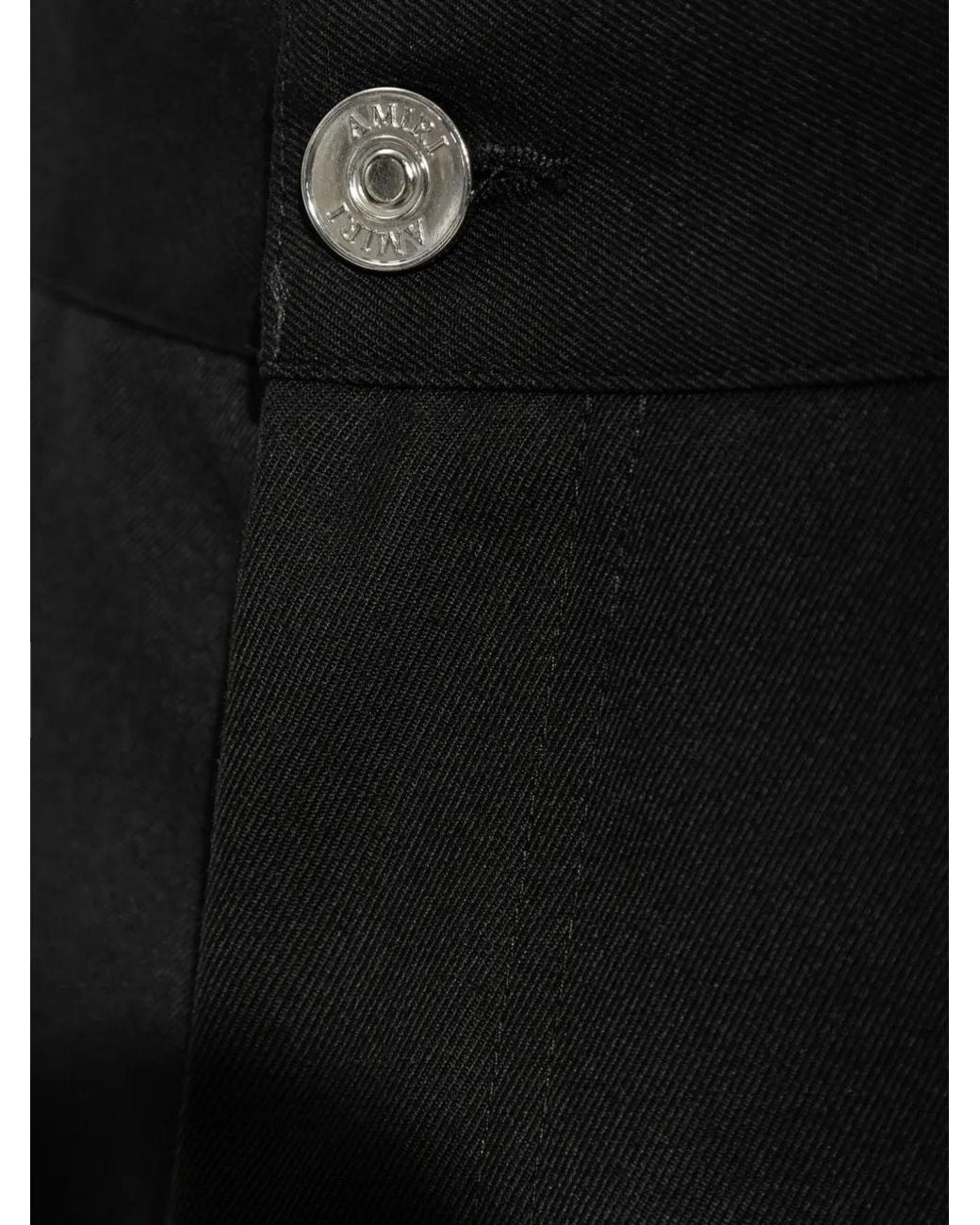 Amiri Black Slim Boots Cut Pant for men