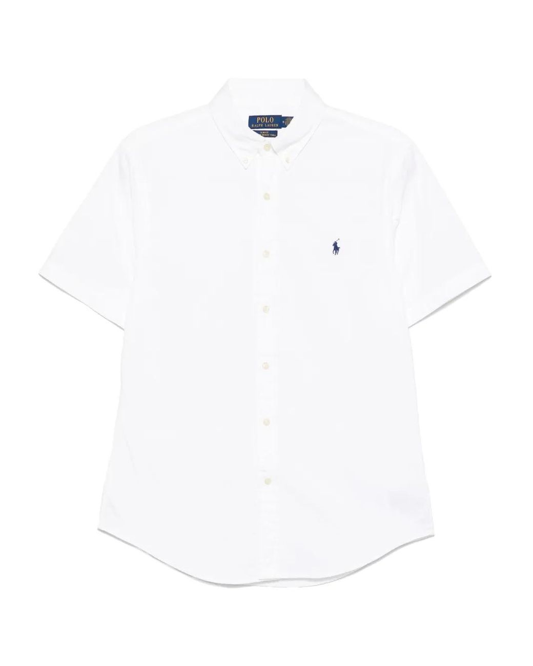Polo Ralph Lauren White Cotton Shirt for men