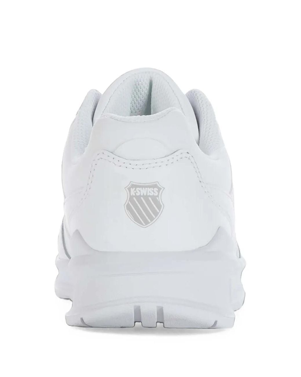 K-swiss White Logo-Patch Sneakers