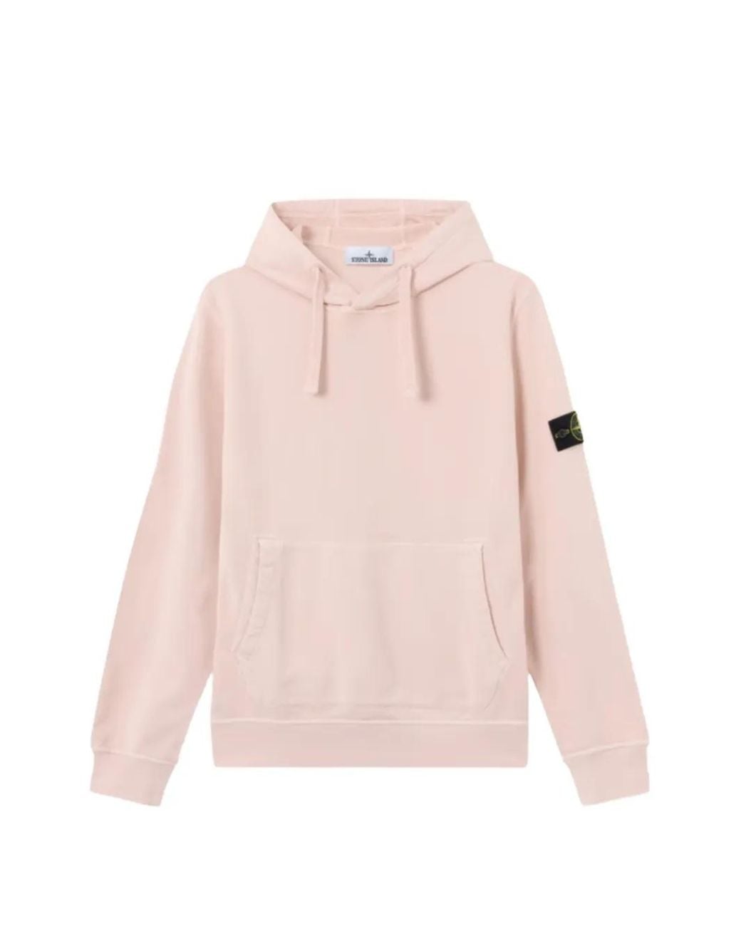Stone Island Pink 6100062 Organic-Cotton Fleece Sweatshirt for men