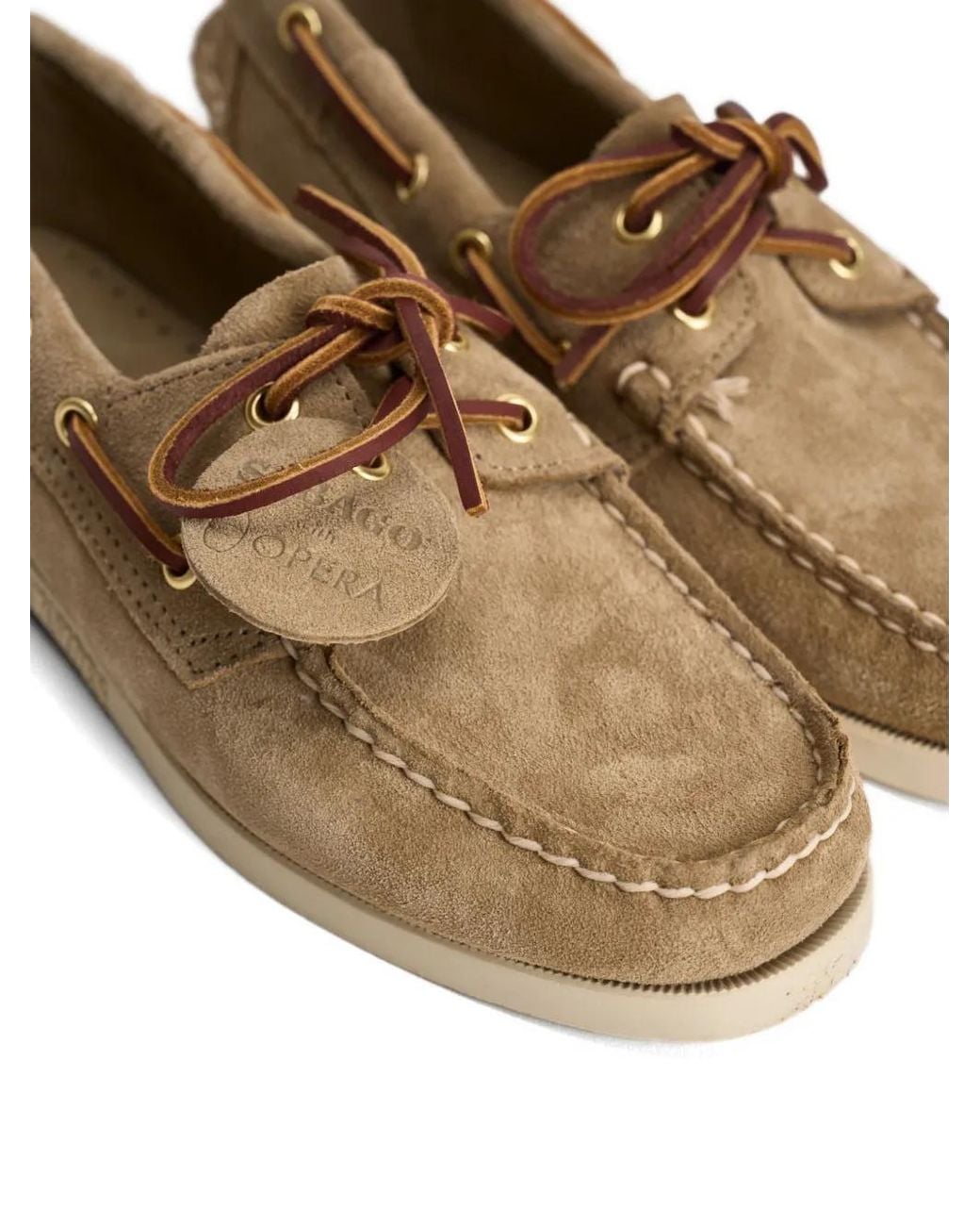 Sebago Brown Portland Artisan Boat Shoes