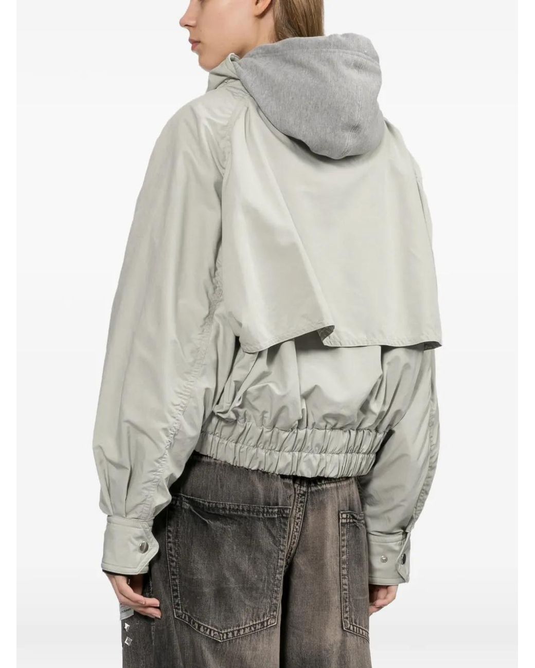 Maison Mihara Yasuhiro Gray Triple Layered Bomber Jacket