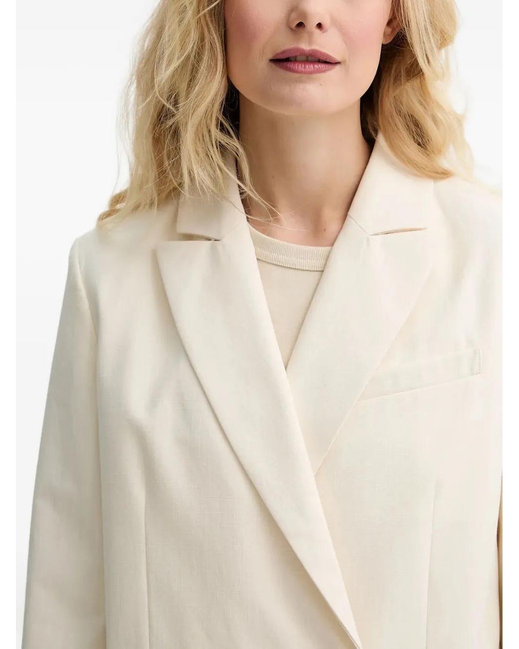 A.P.C. Natural Double-Breasted Blazer