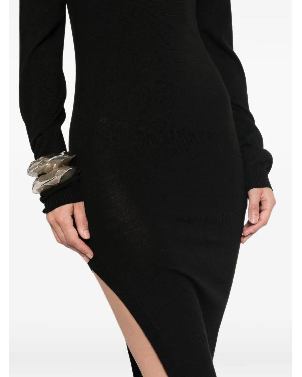 Rick Owens Black Tower Easy Long Top