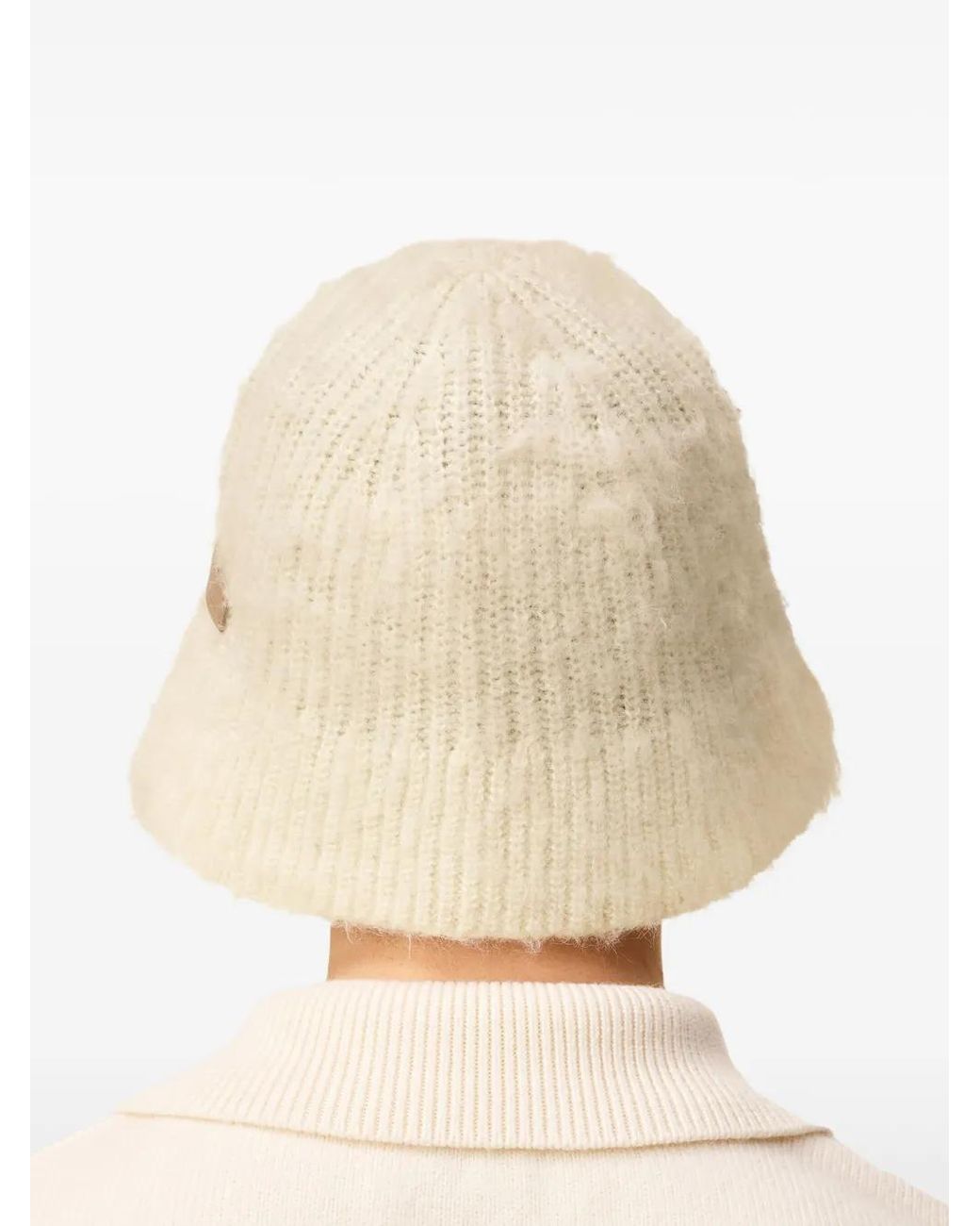 AMI Natural Ami Mohair Bucket Hat