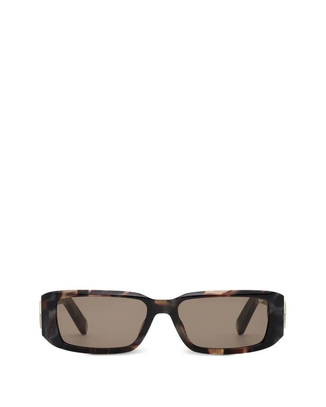 Philipp Plein Gray Plein Icon Edge Sunglasses