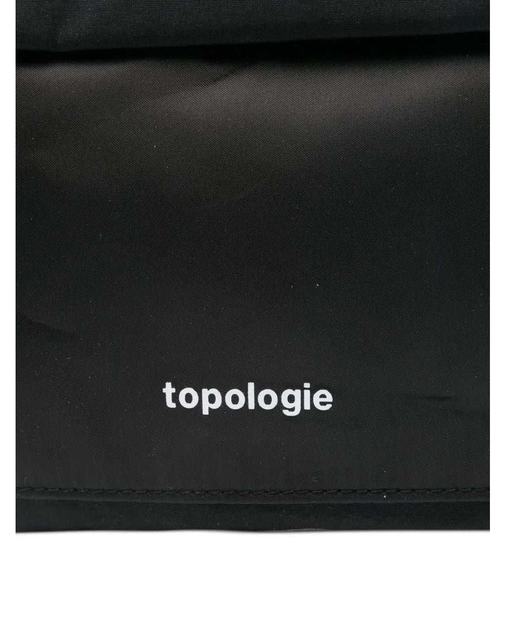 Topologie Black Medium Musette Clutch Bag for men