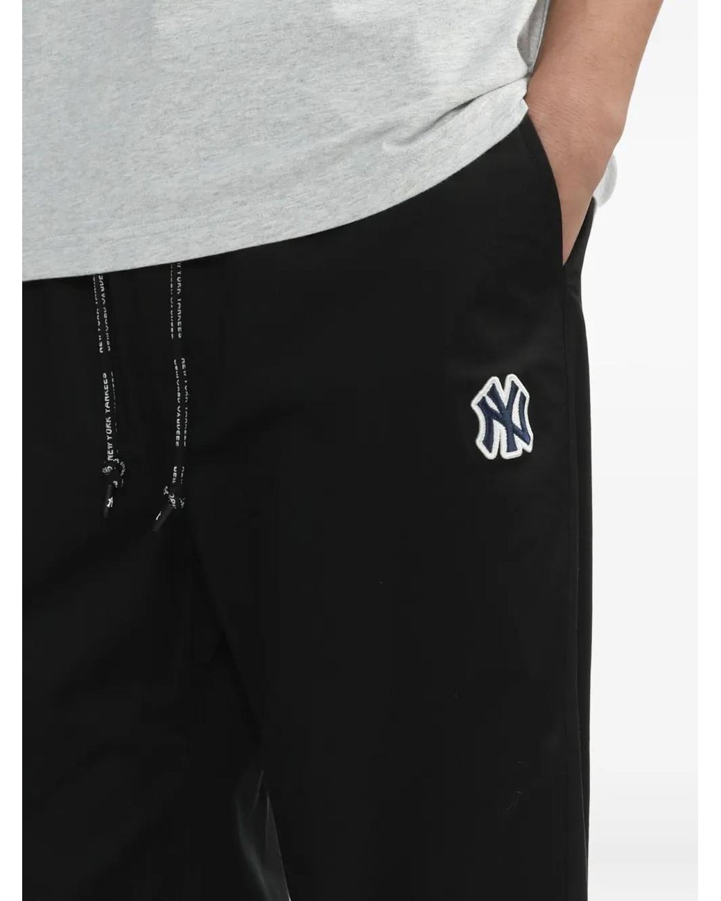KTZ Black Logo-Patch Cuffed Track Pants for men