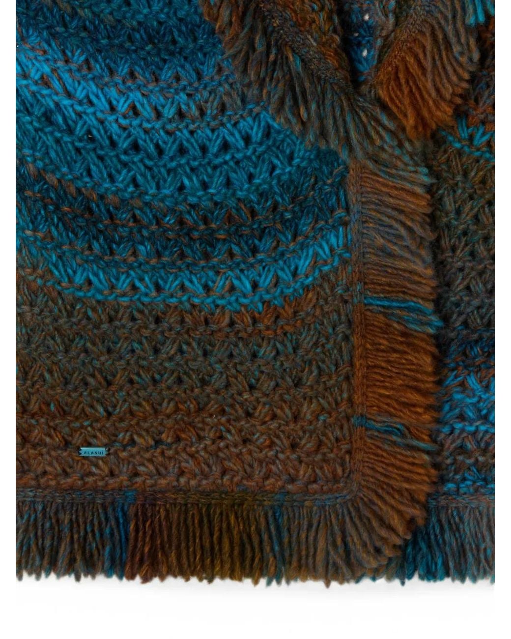 Alanui Blue Kauai Shades Belted Cardigan