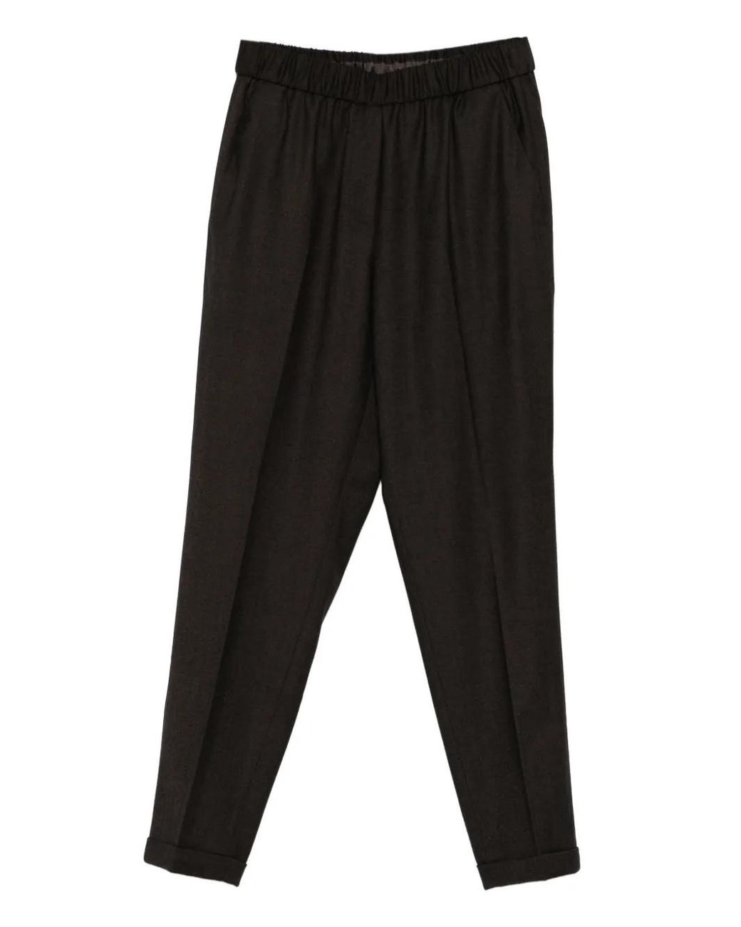 Antonelli Broek Met Elastische Taille in het Black