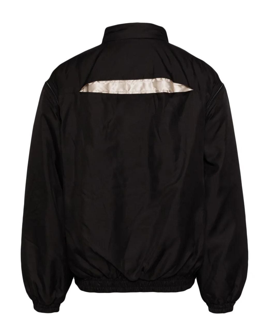 Kusikohc Black Origami Zip-Up Jacket for men