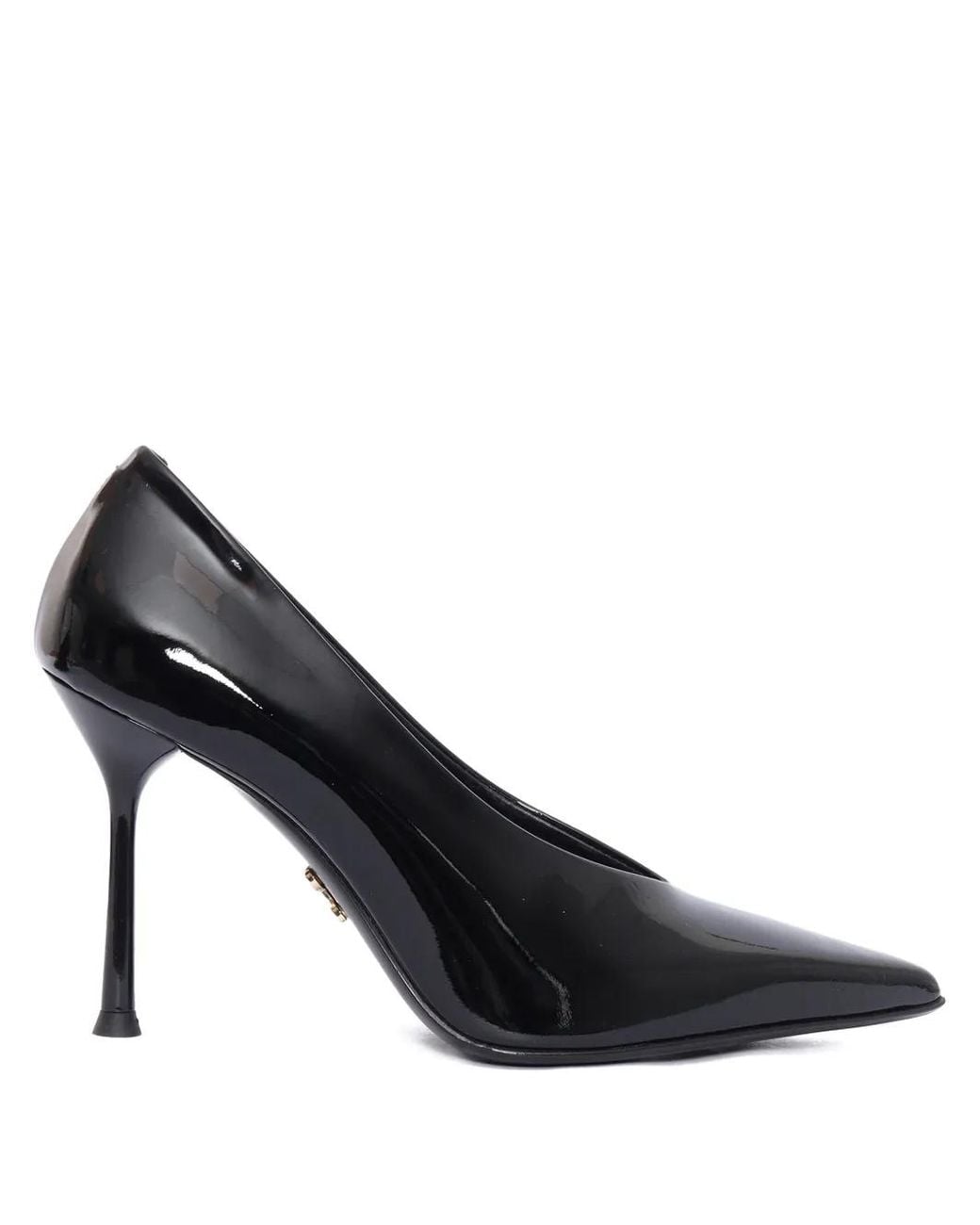 Sergio Levantesi Black 100Mm Moderna56 Leather Pumps