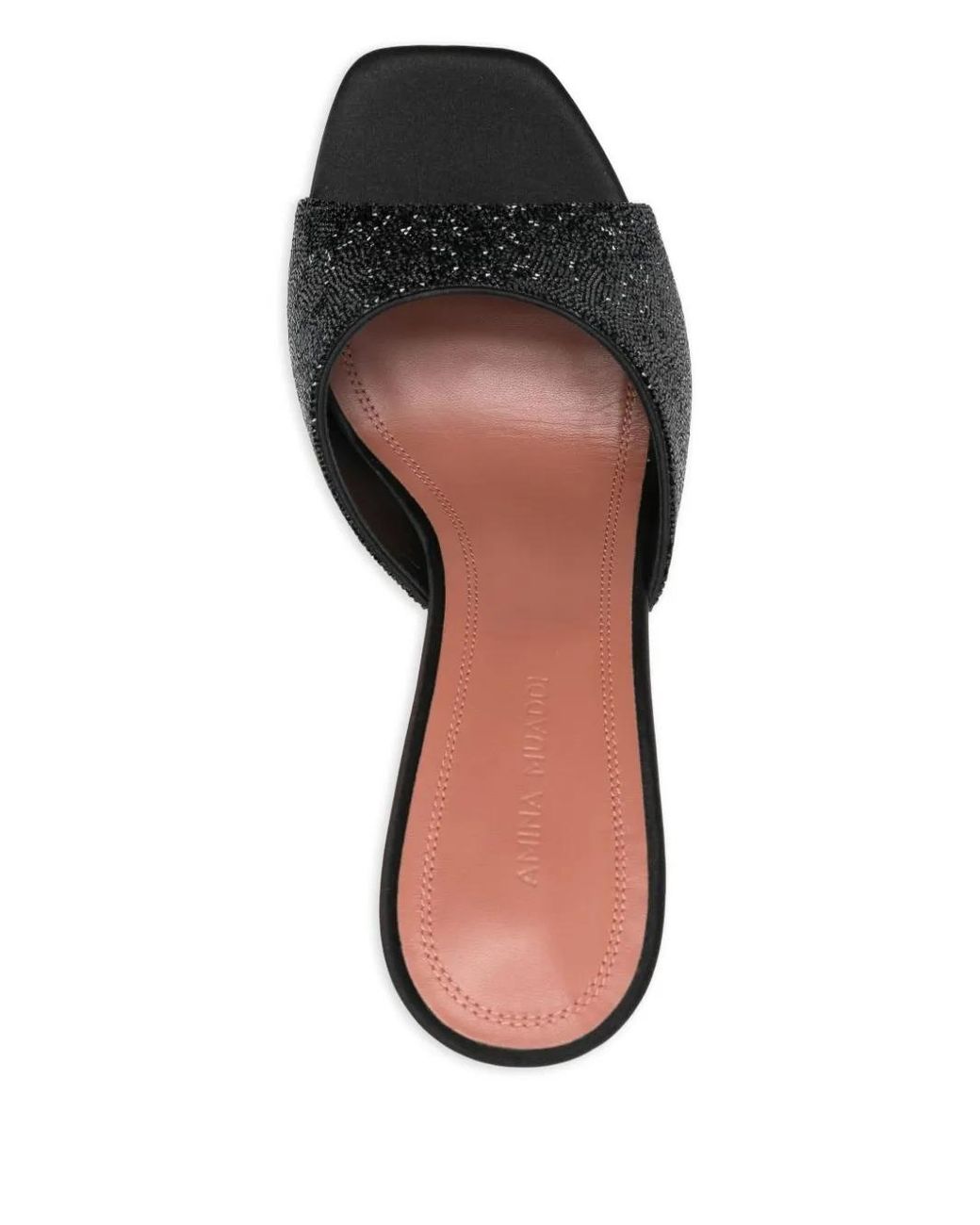 AMINA MUADDI Black Lupita Slipper 95 Sandals