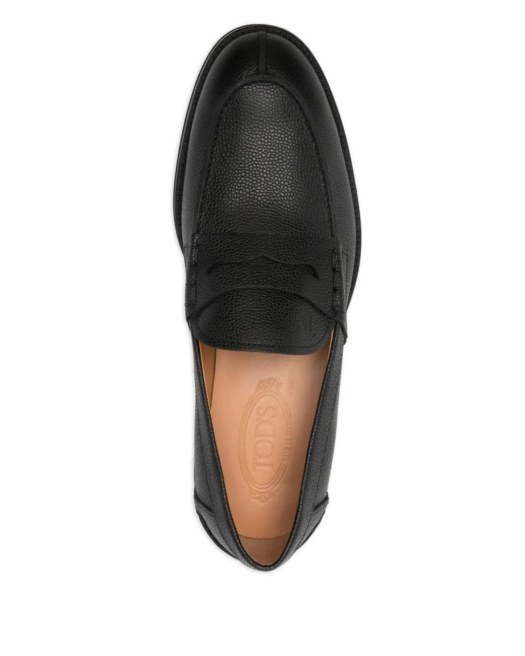 Tod's Black Flat Shoes for men