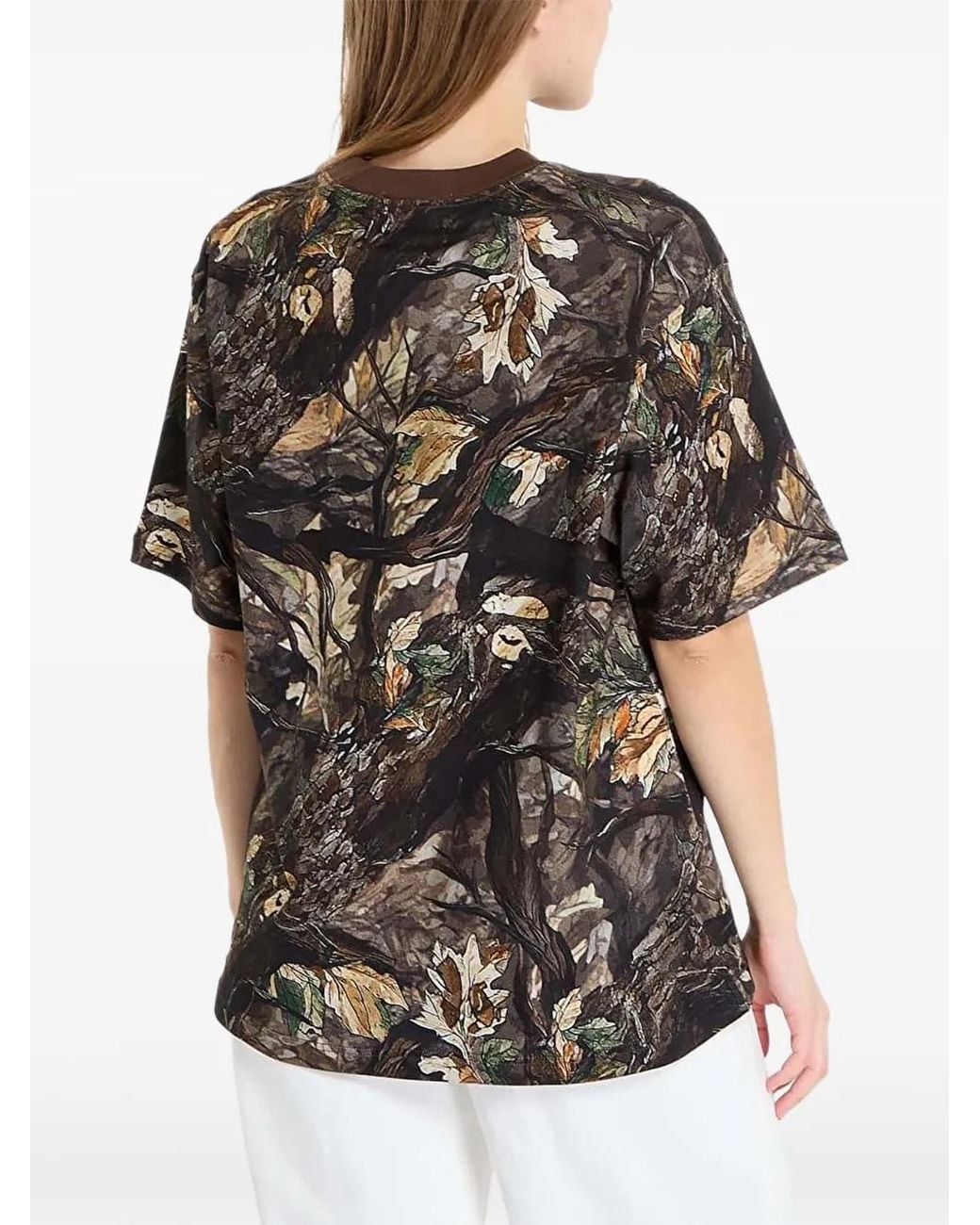 A Bathing Ape Black T-Shirt Tree Edge Camouflage Ape Face