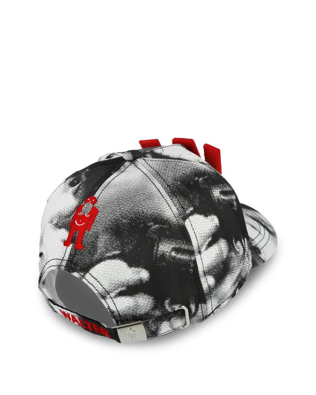 Walter Van Beirendonck Red Casquette À Imprimé Logo Brodé for men