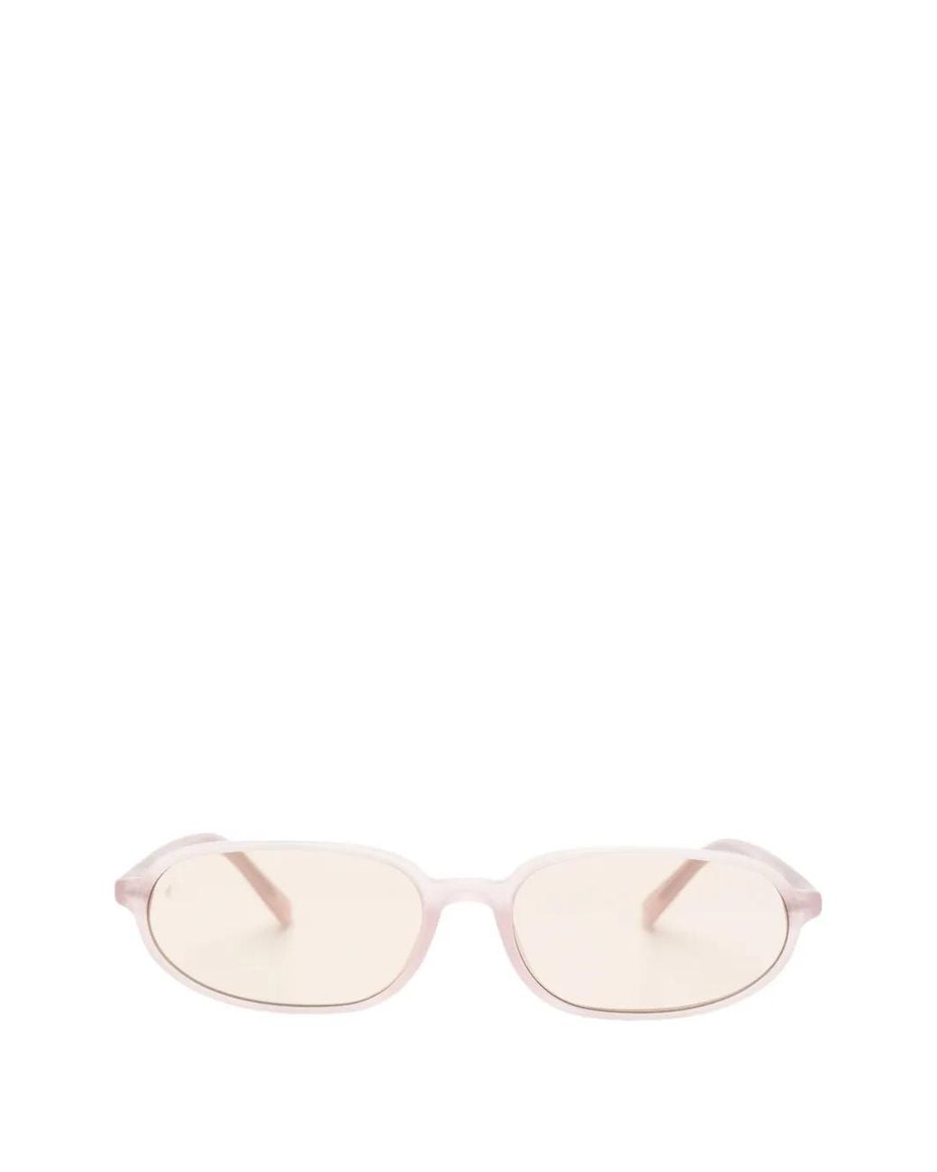 Jacquemus Natural Oval-Frame Sunglasses