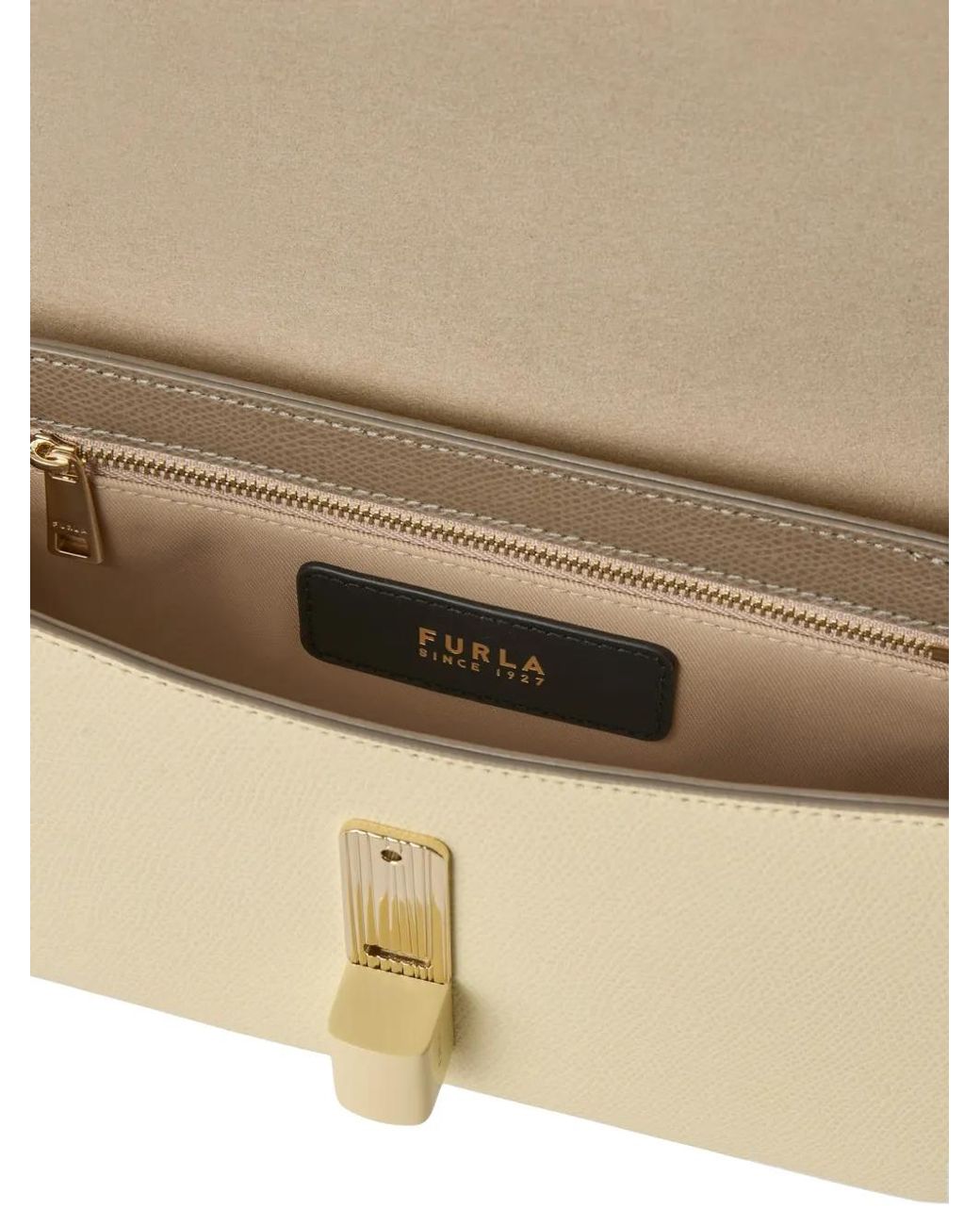 Furla Natural Small Two-Tone Cross Body Bag
