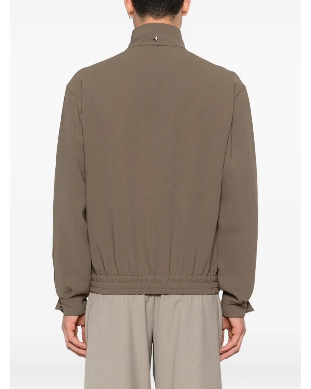 Montecore Brown Zip Patch Pocket Jacket for men