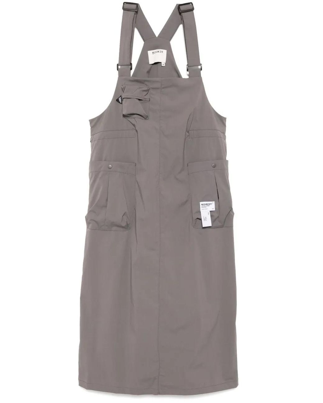 Musium Div. Gray Pinafore Dress